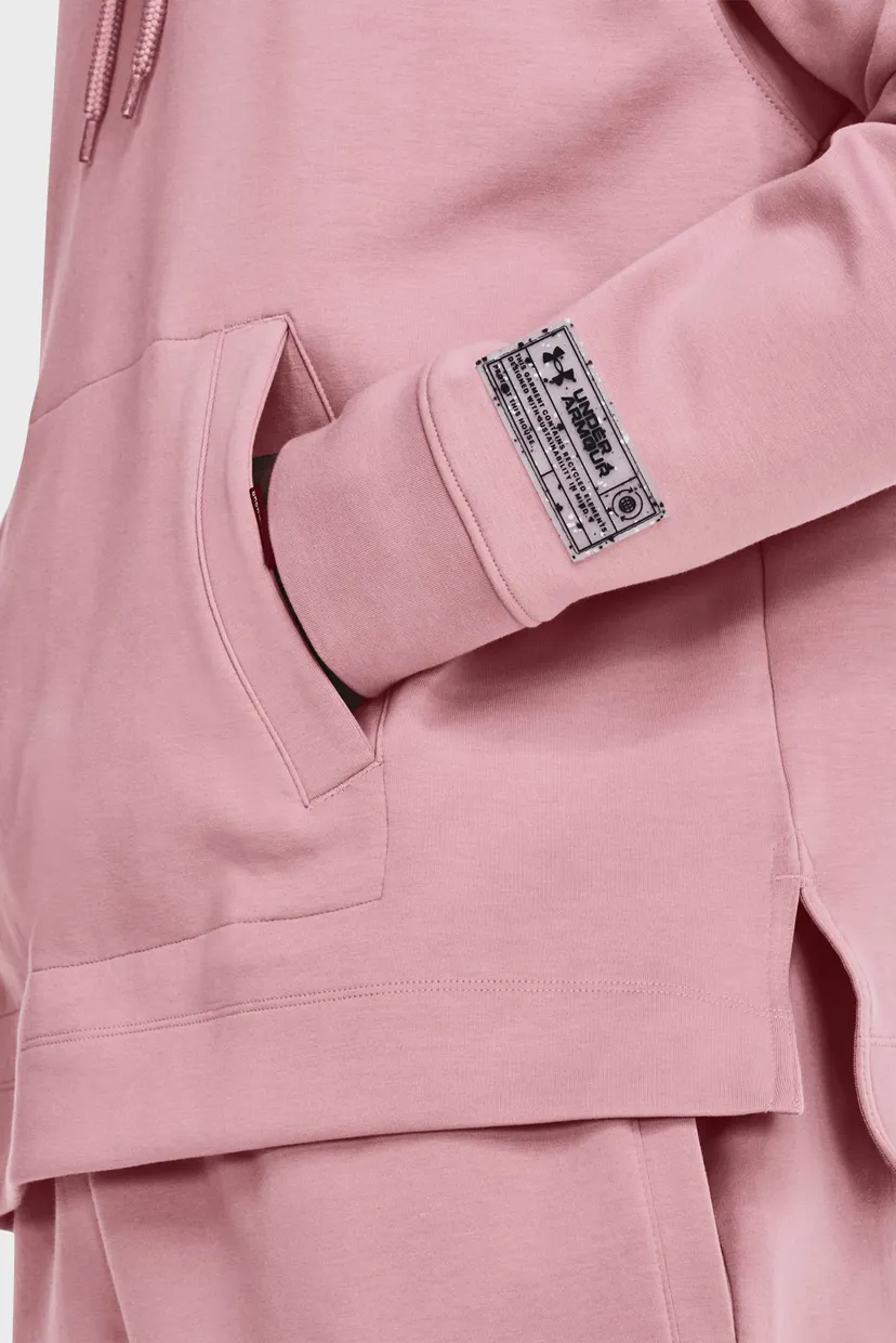 Рожеве худі UA Summit Knit Hoodie (унісекс) 7