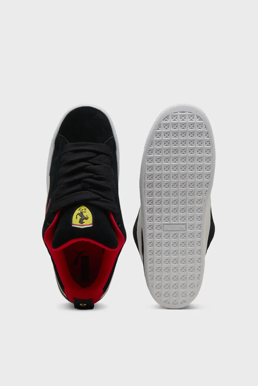 Чорні замшеві снікерси Scuderia Ferrari Suede XL Sneakers Unisex 4