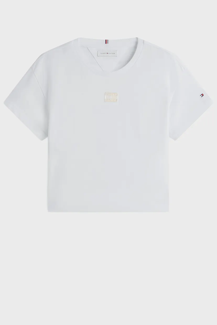 Детская белая футболка TONAL FLAG 5