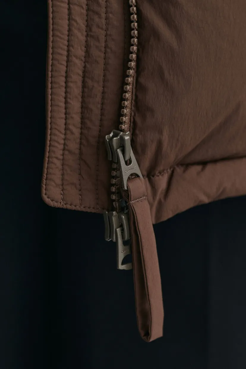 Жіночий коричневий пуховик MID LENGTH DOWN JACKET 8