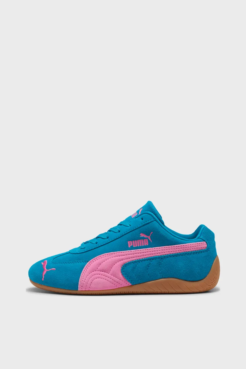 Бирюзовые замшевые кроссовки Speedcat OG Unisex 4