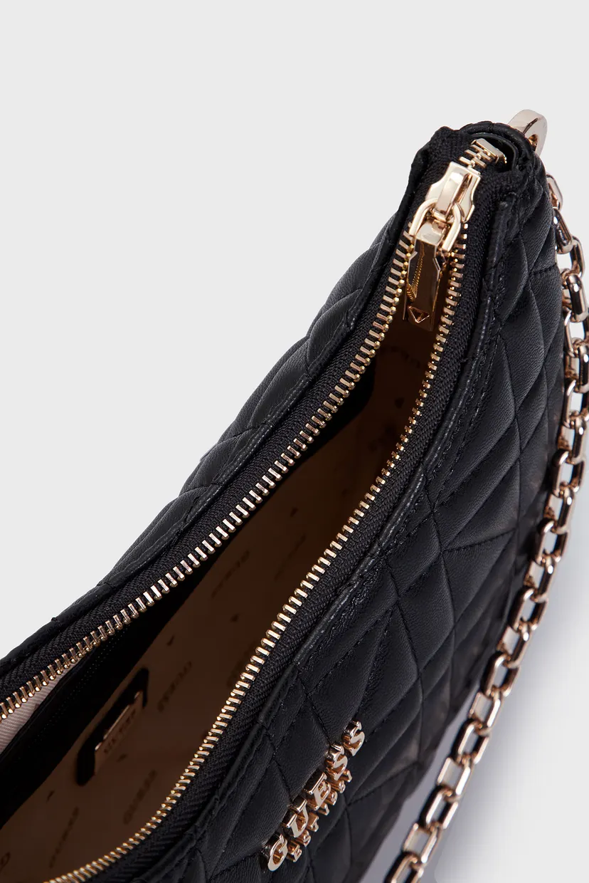 Жіноча чорна сумка ASSIA TOP ZIP SHOULDER BAG 6