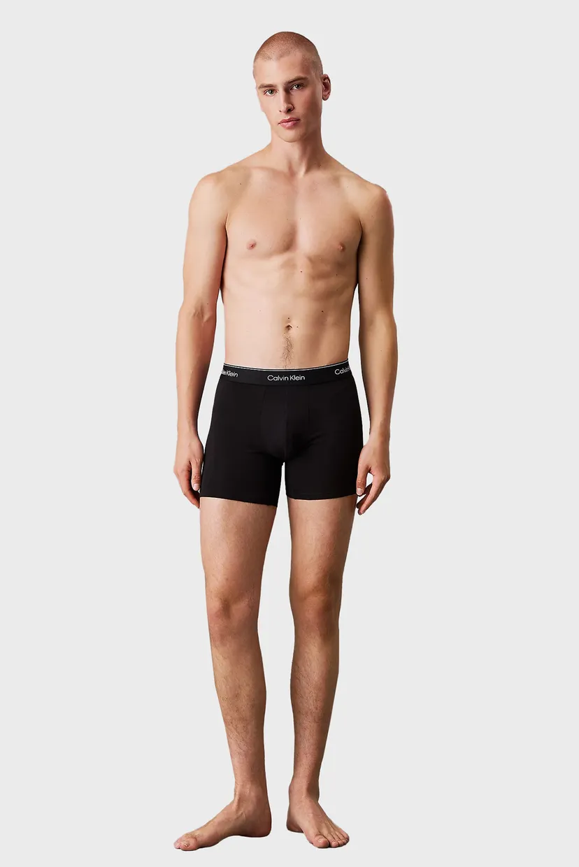 Чоловічі чорні боксери (3 шт) BOXER BRIEF 4