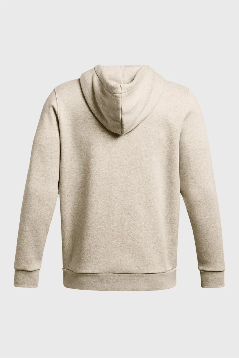 Чоловіче бежеве худі UA Essential Fleece FZ 5
