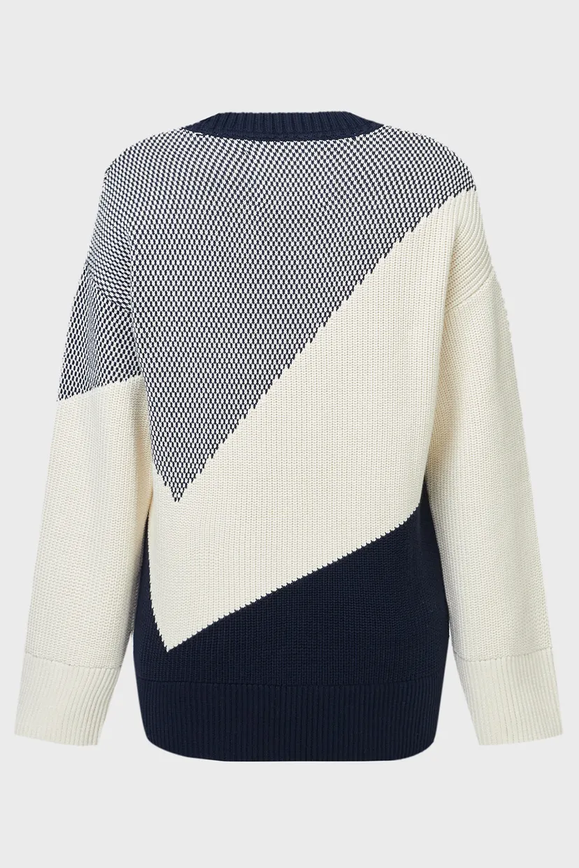 Жіночий светр COLOUR BLOCK COTTON C-NECK 7