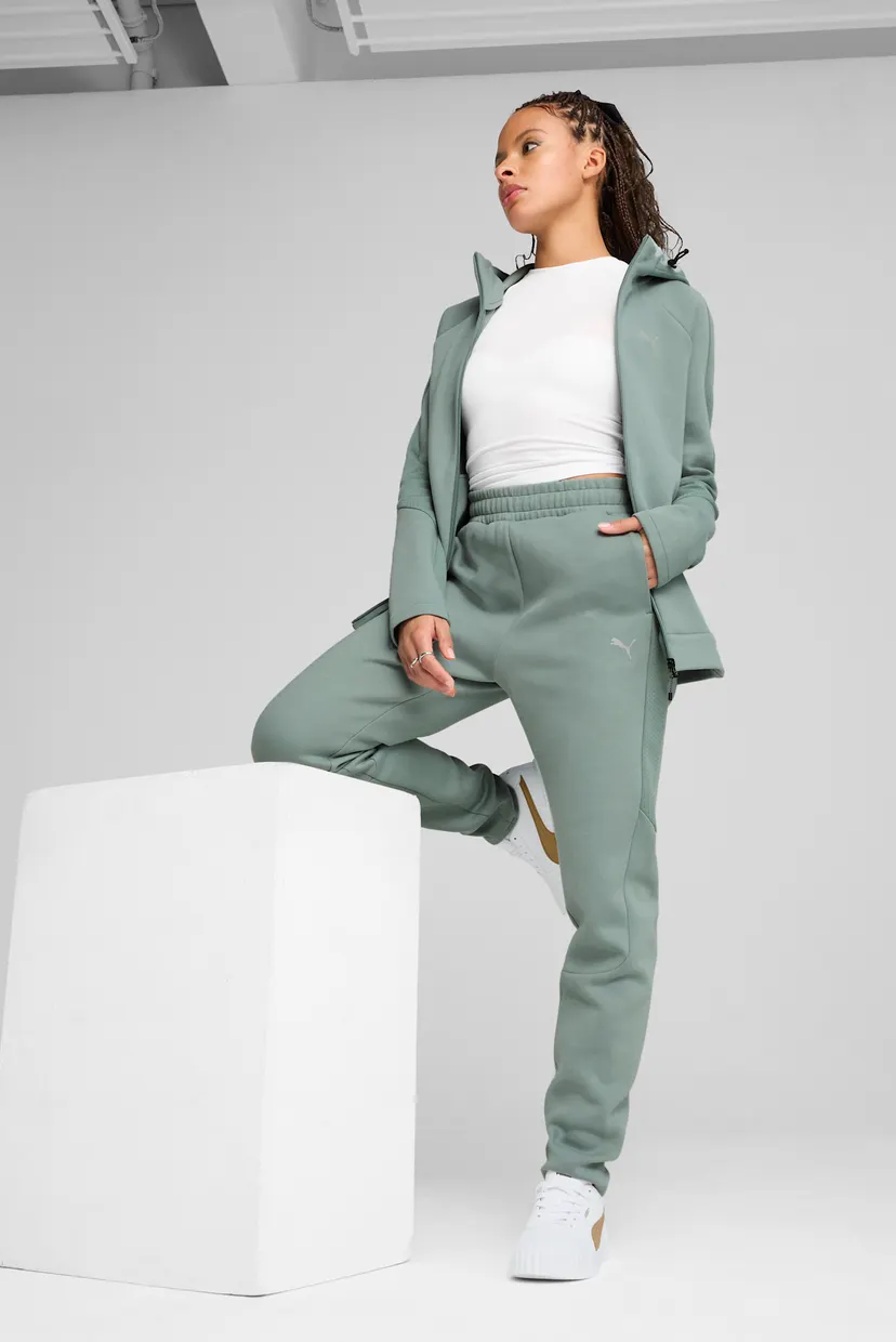 Женское мятное худи EVOSTRIPE Full-Zip Hoodie Women PUMA 685050