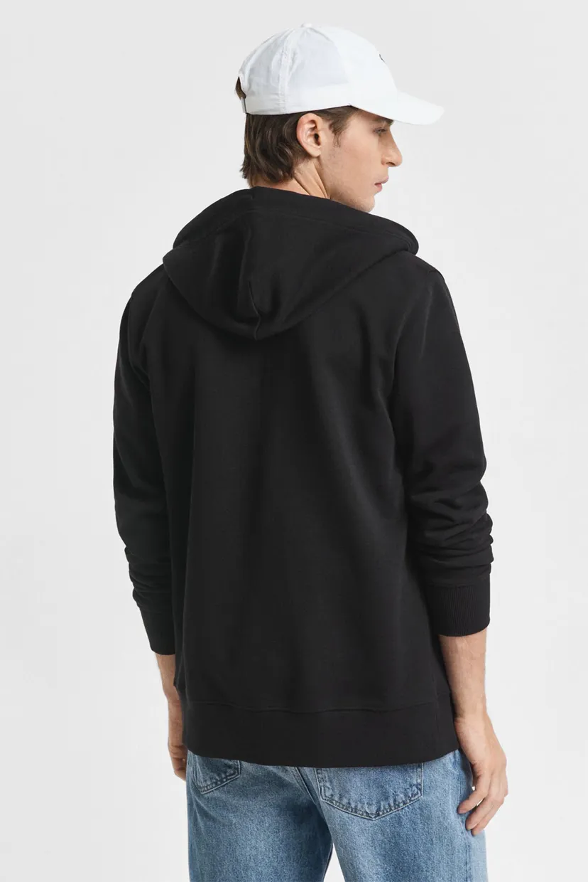 Чоловіче чорне худі REG SHIELD FULL ZIP HOODIE 3
