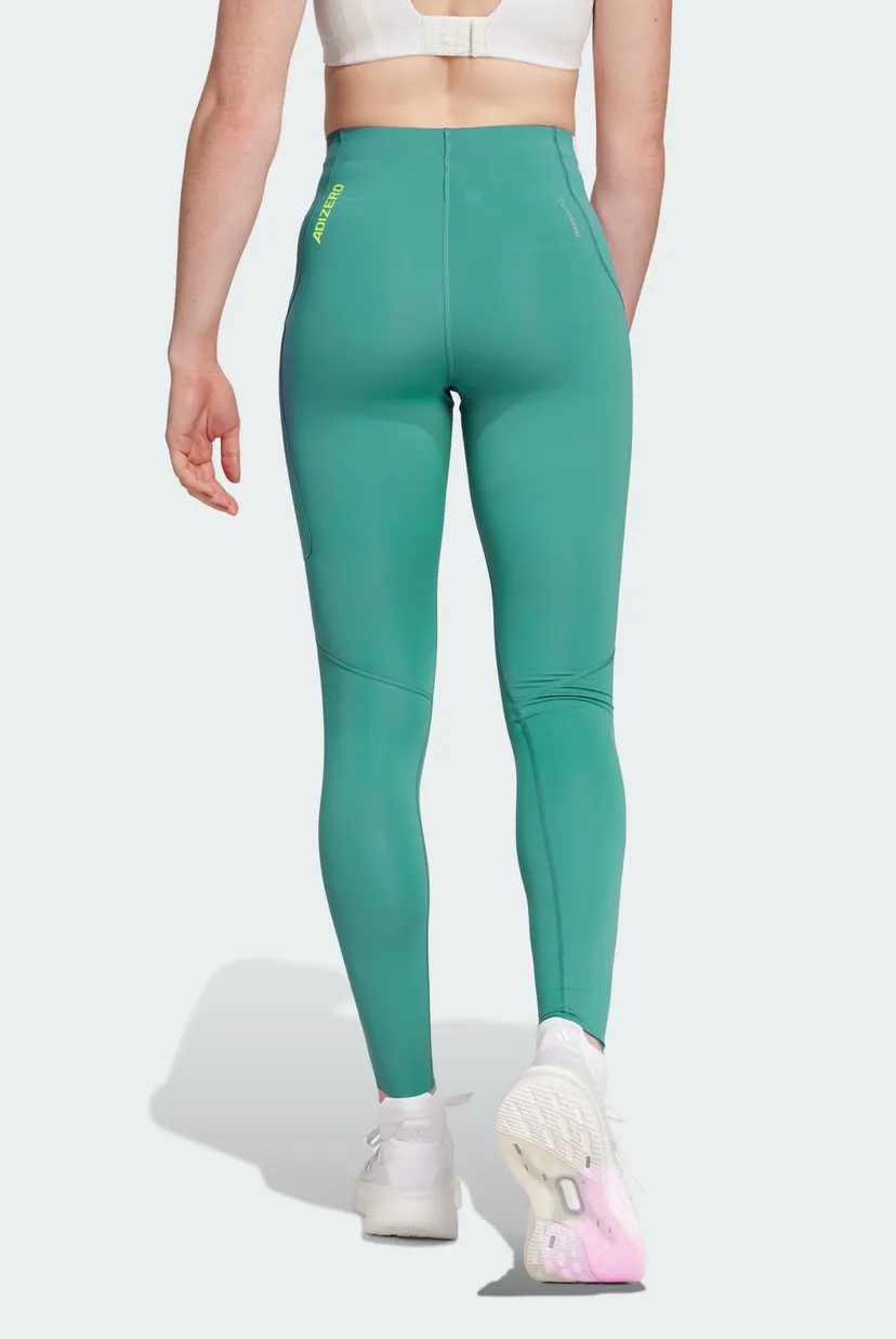 Жіночі зелені тайтси Adizero Full Length 3