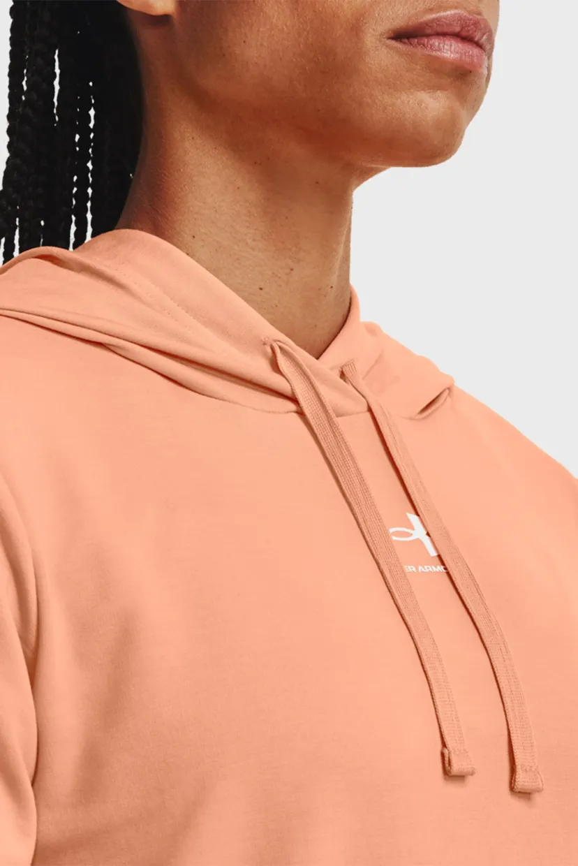 Женское персиковое худи Rival Terry Hoodie 4
