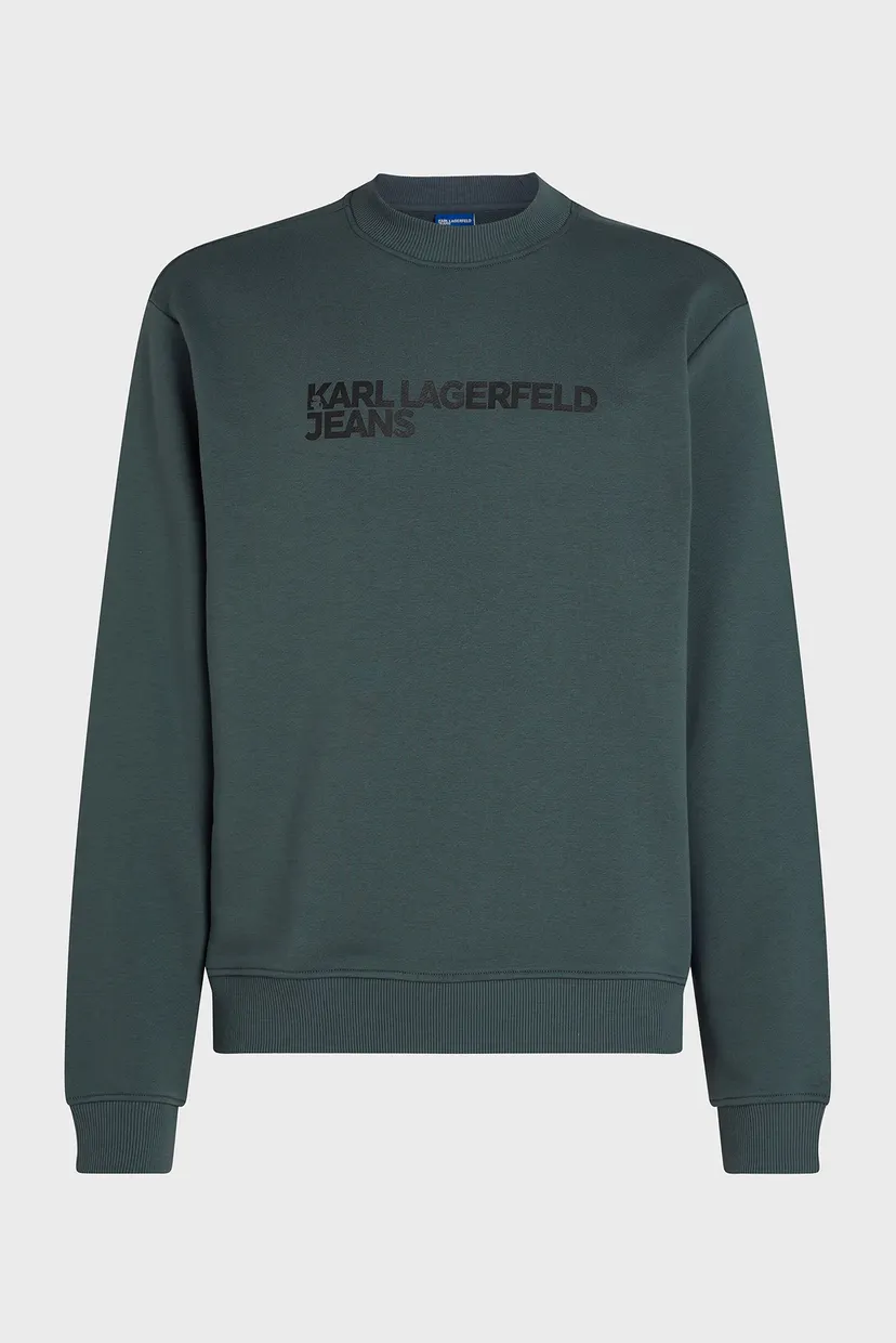 Мужской бирюзовый свитшот KLJ REG ESSENTIAL LOGO SWEAT 5