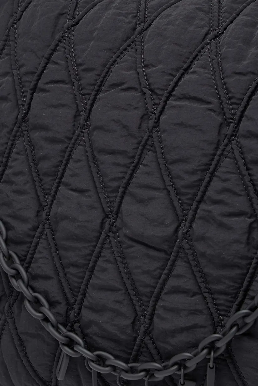Жіноча чорна джинсова сумка CHARM-D SHOULDER L SHOULDER BAG 6