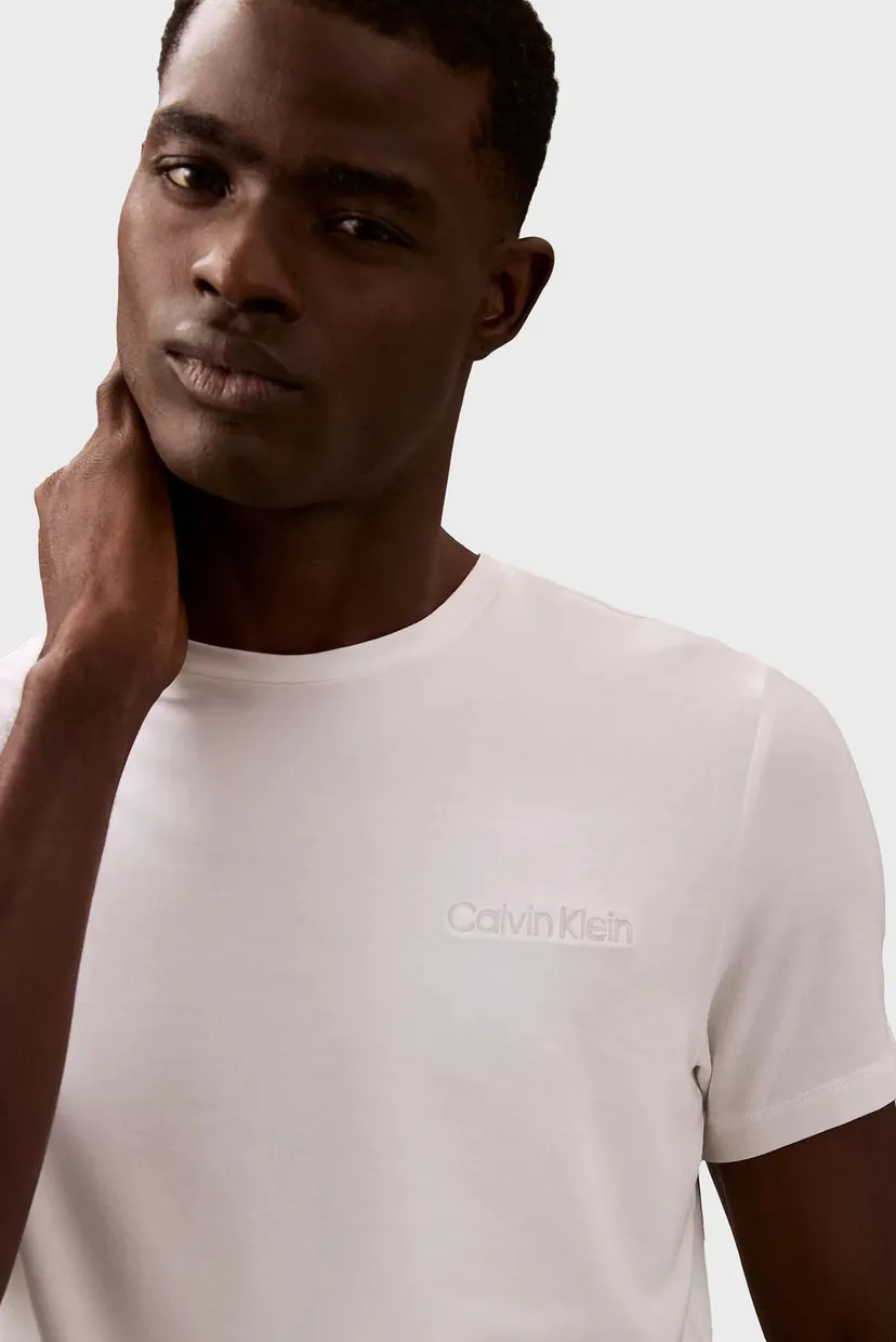 Мужская белая футболка S/S CREW NECK 4