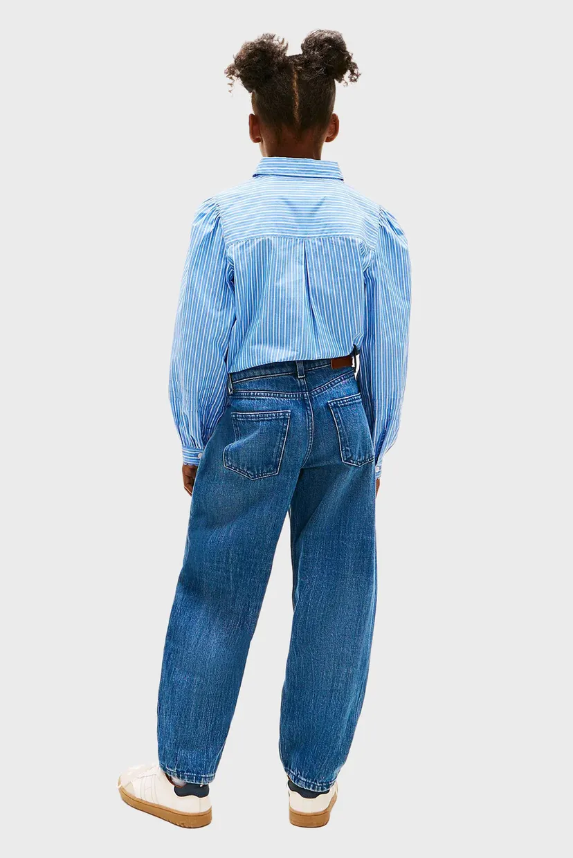 Дитячі сині джинси BARREL WASHED 3