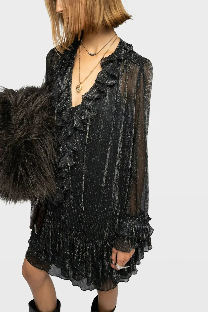 Жіноча чорна сукня Ralice 6