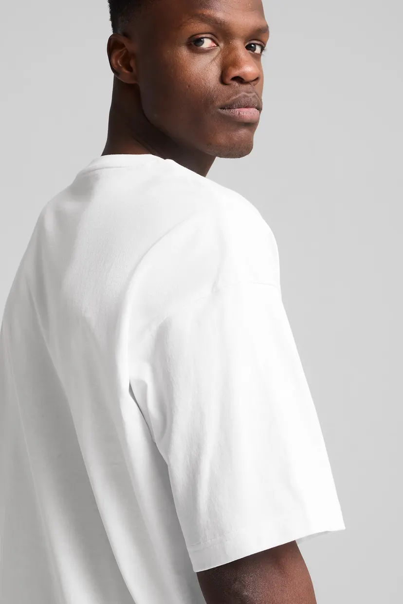 Чоловіча біла футболка WARDROBE ESS Oversized Tee Men 5