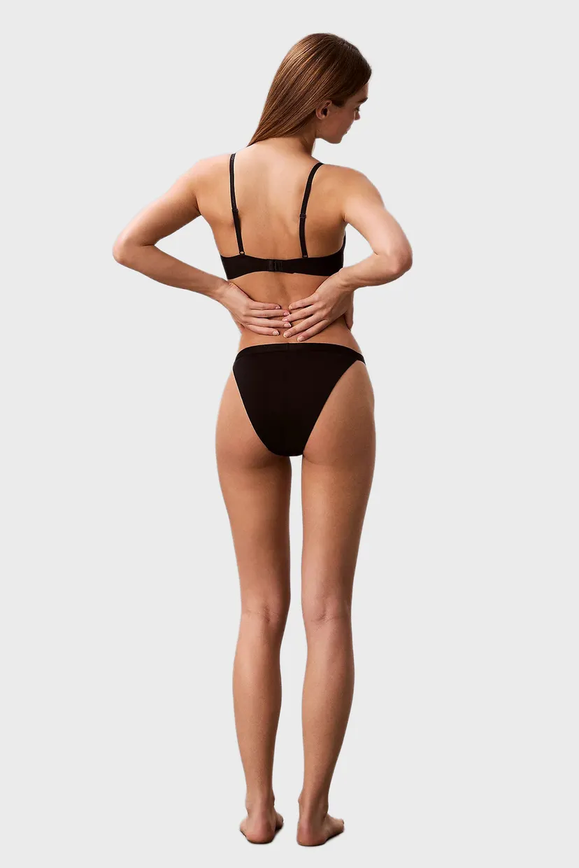 Женские черные трусики HIGH WAISTED BIKINI 4