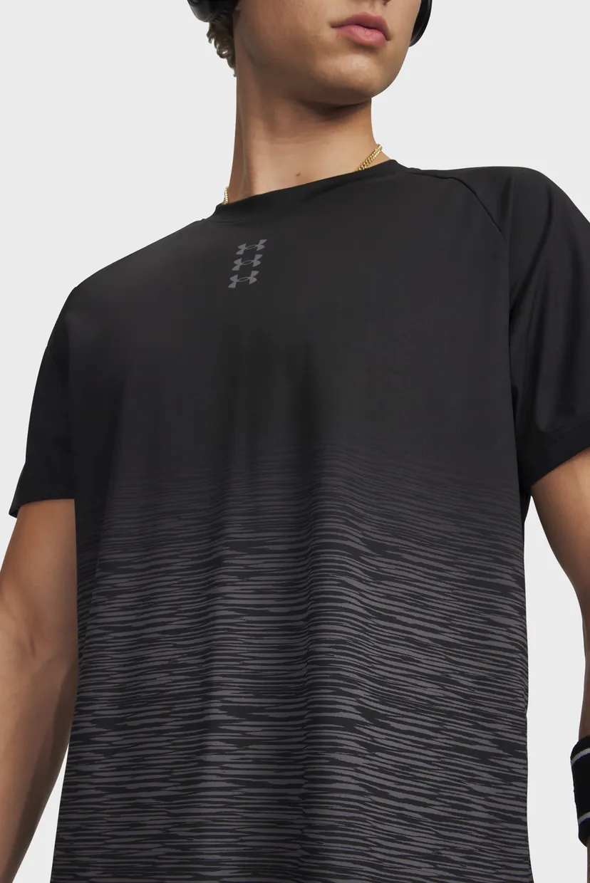Чоловіча чорна футболка UA Hoops SS Shooting Shirt 3