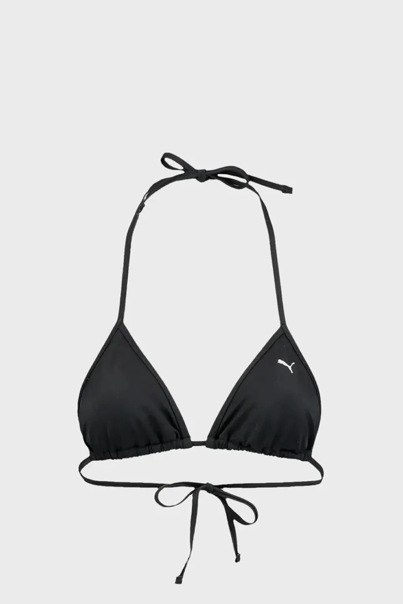 Женский черный лиф от купальника PUMA Swim Women Triangle Bikini Top 6