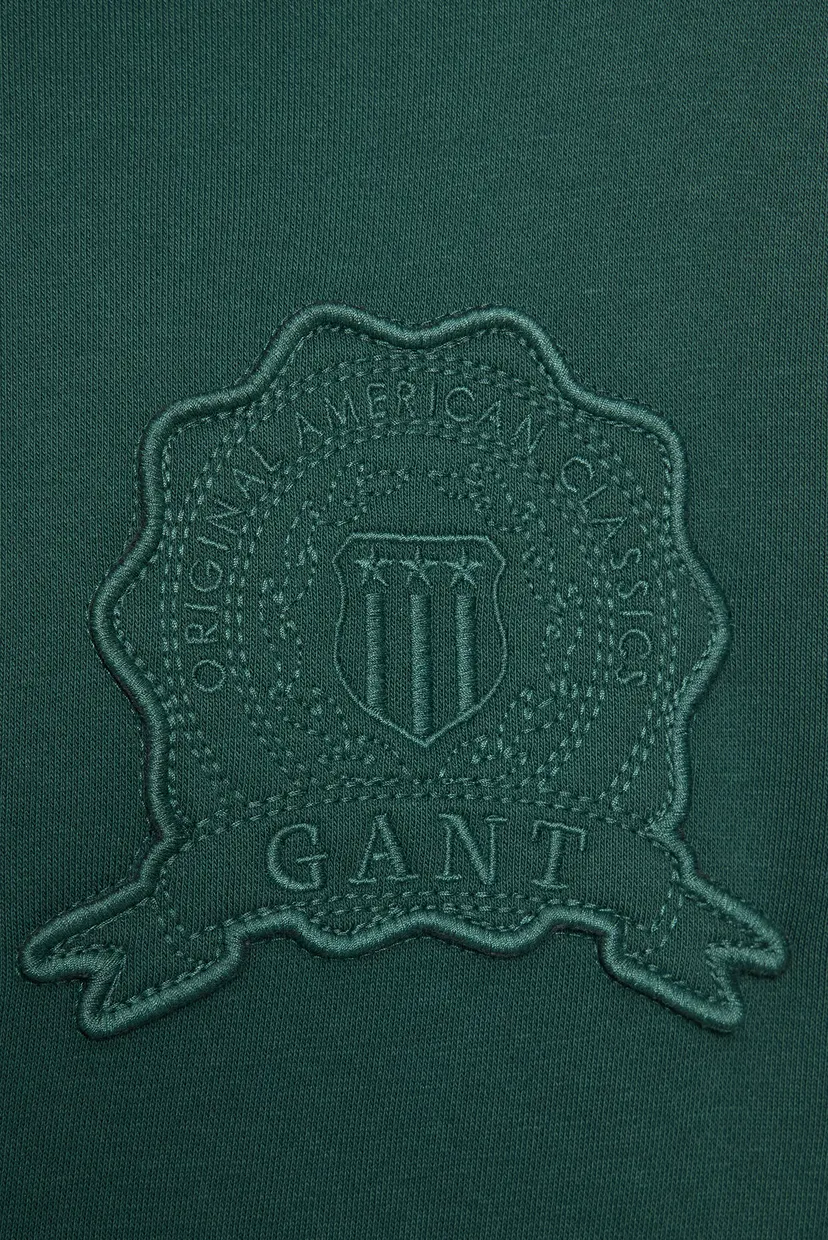 Чоловіче темно-зелене худі BADGE 3