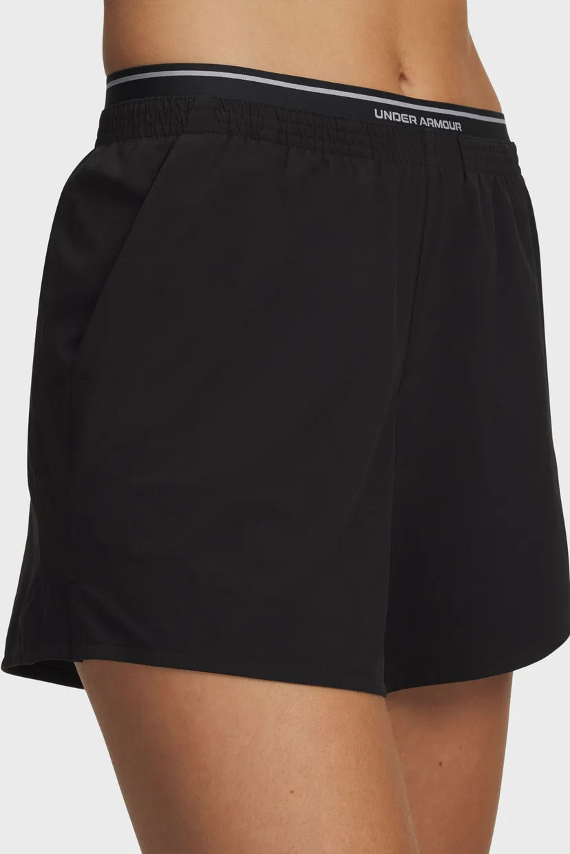 Женские темно-серые шорты UA Sport 96 Woven 5in Shorts 4