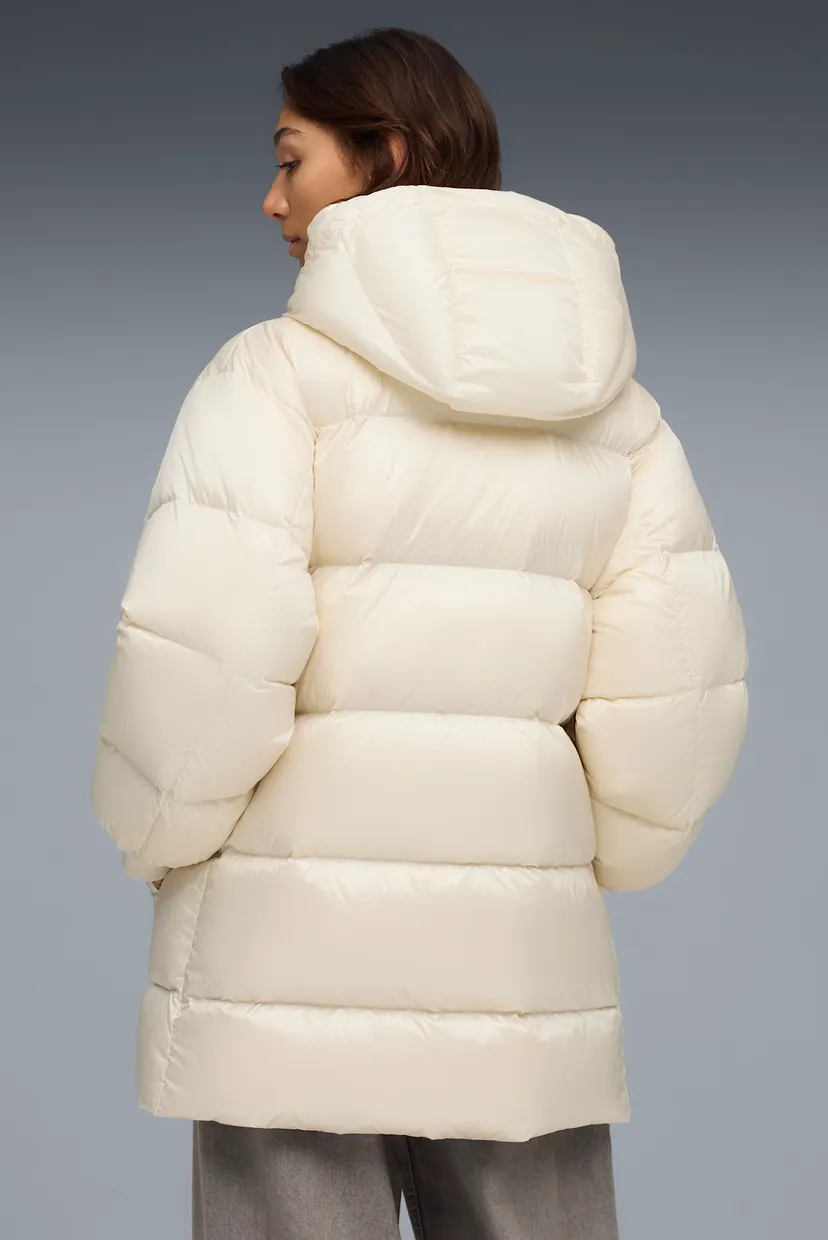 Женский белый пуховик Style Hooded Down Jacket Women 3