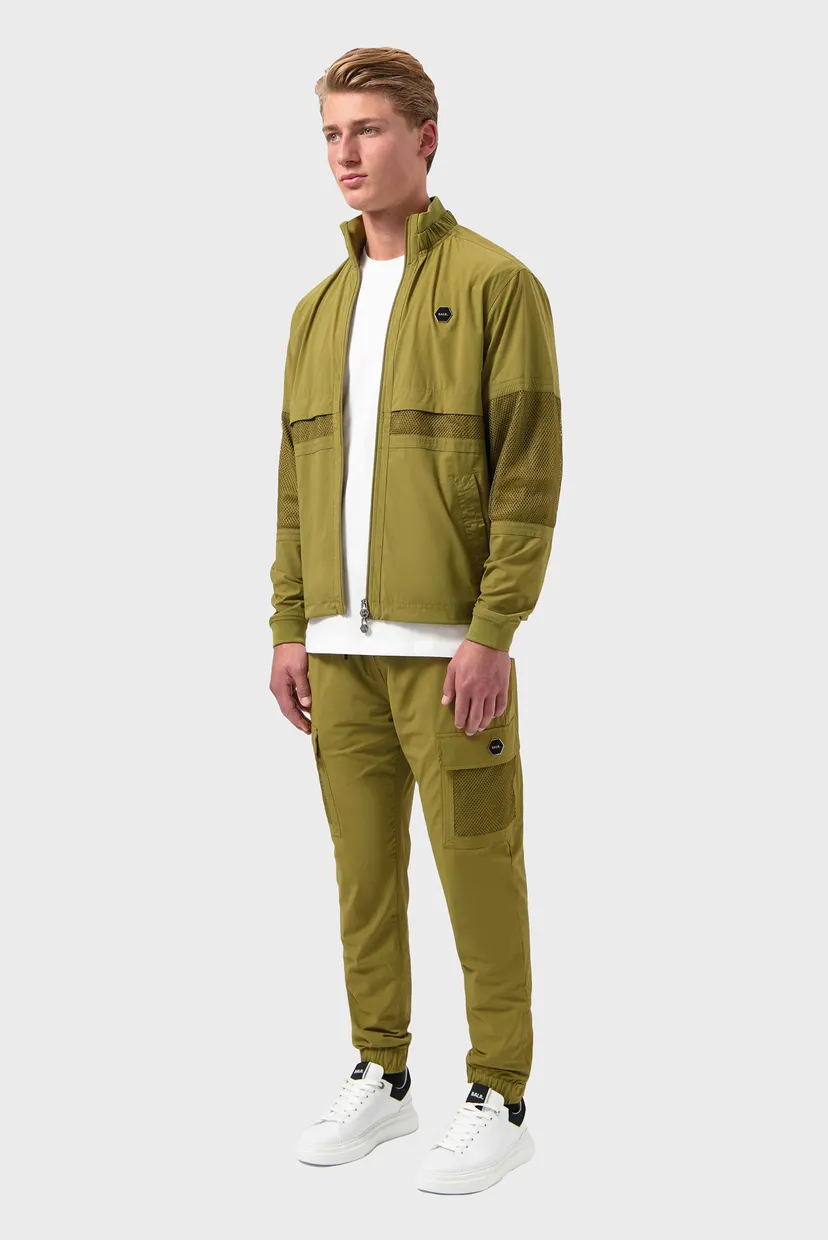 Чоловіча зелена куртка Hexline Regular Fit Track Jacket 5