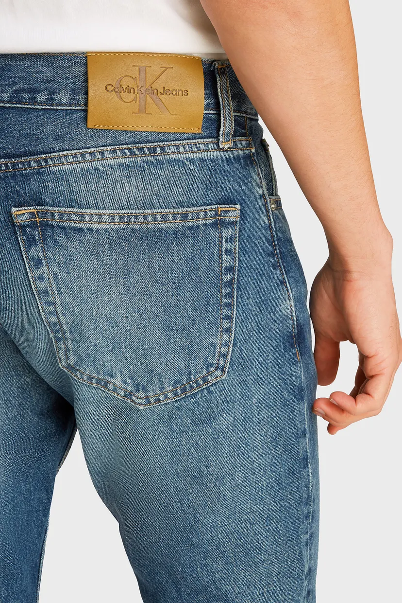 Чоловічі сині джинси SLIM STRAIGHT 4