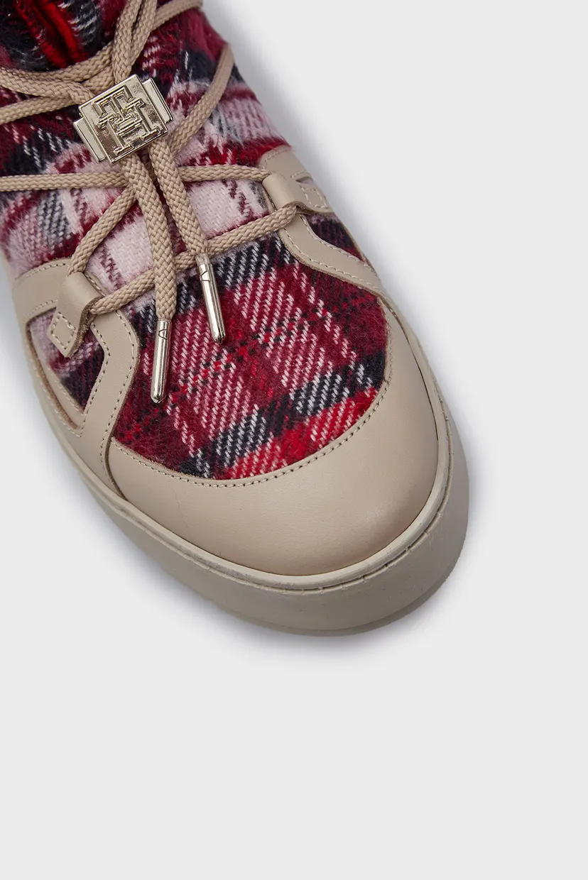 Женские луноходы в клетку TARTAN SNOWBOOT 4