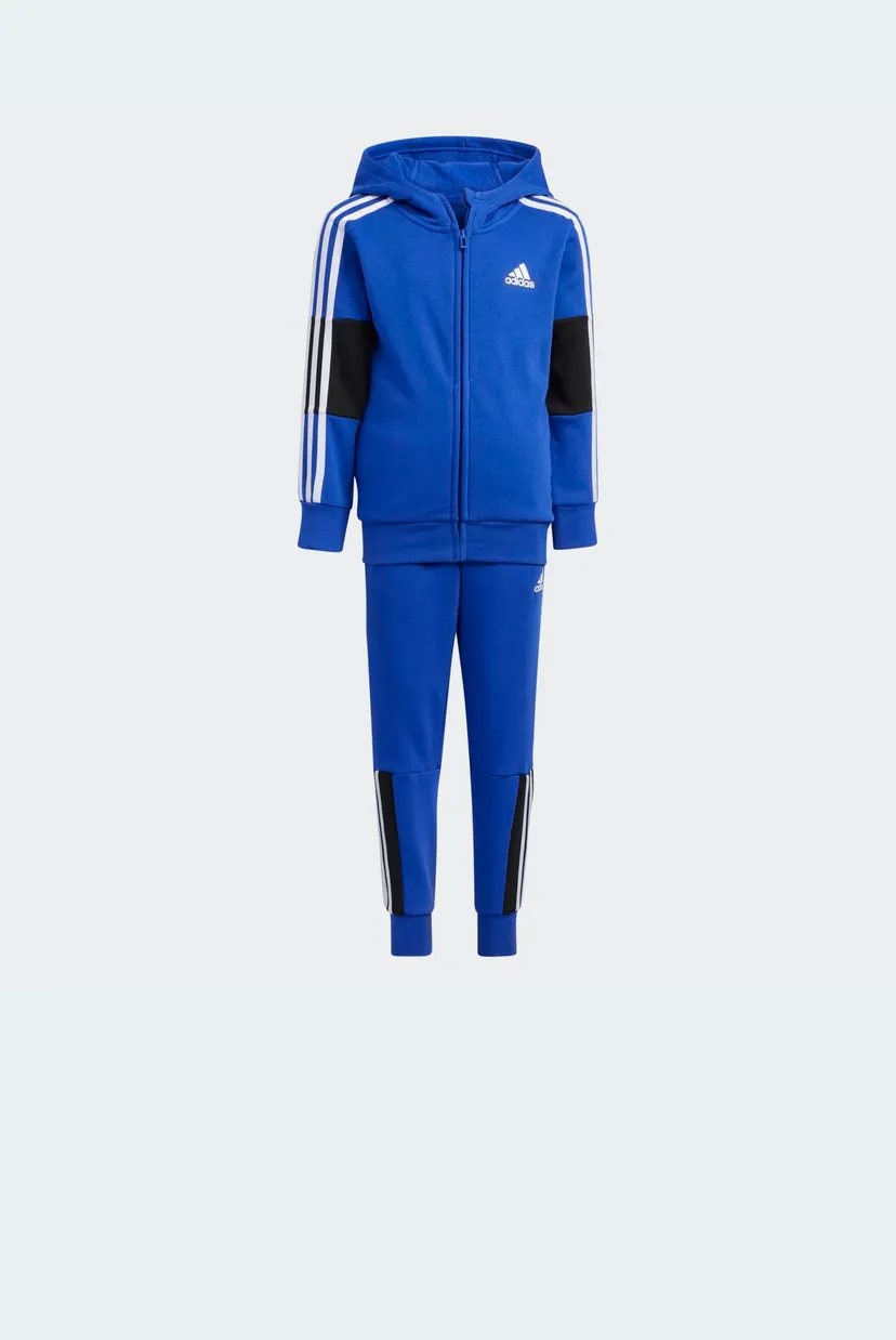 Детский синий спортивный костюм (худи, брюки) 3-Stripes adidas