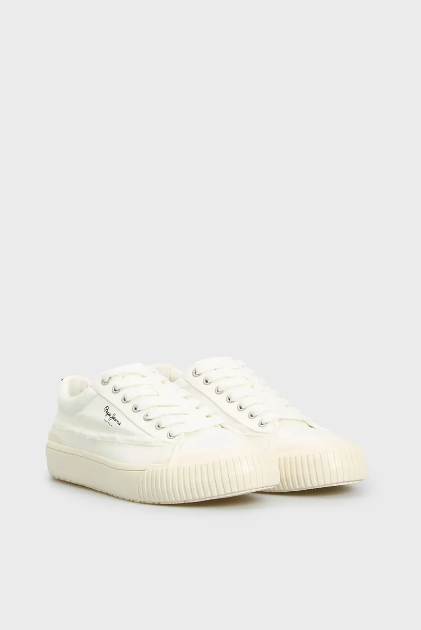 Женские белые джинсовые кеды BEN FRESH W 3