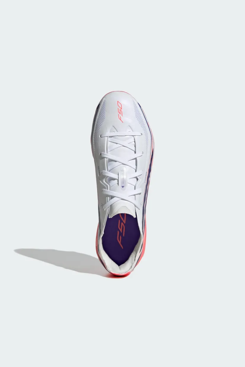 Дитячі білі бутси F50 HYPERFAST ELITE Firm Ground Football Kids 4