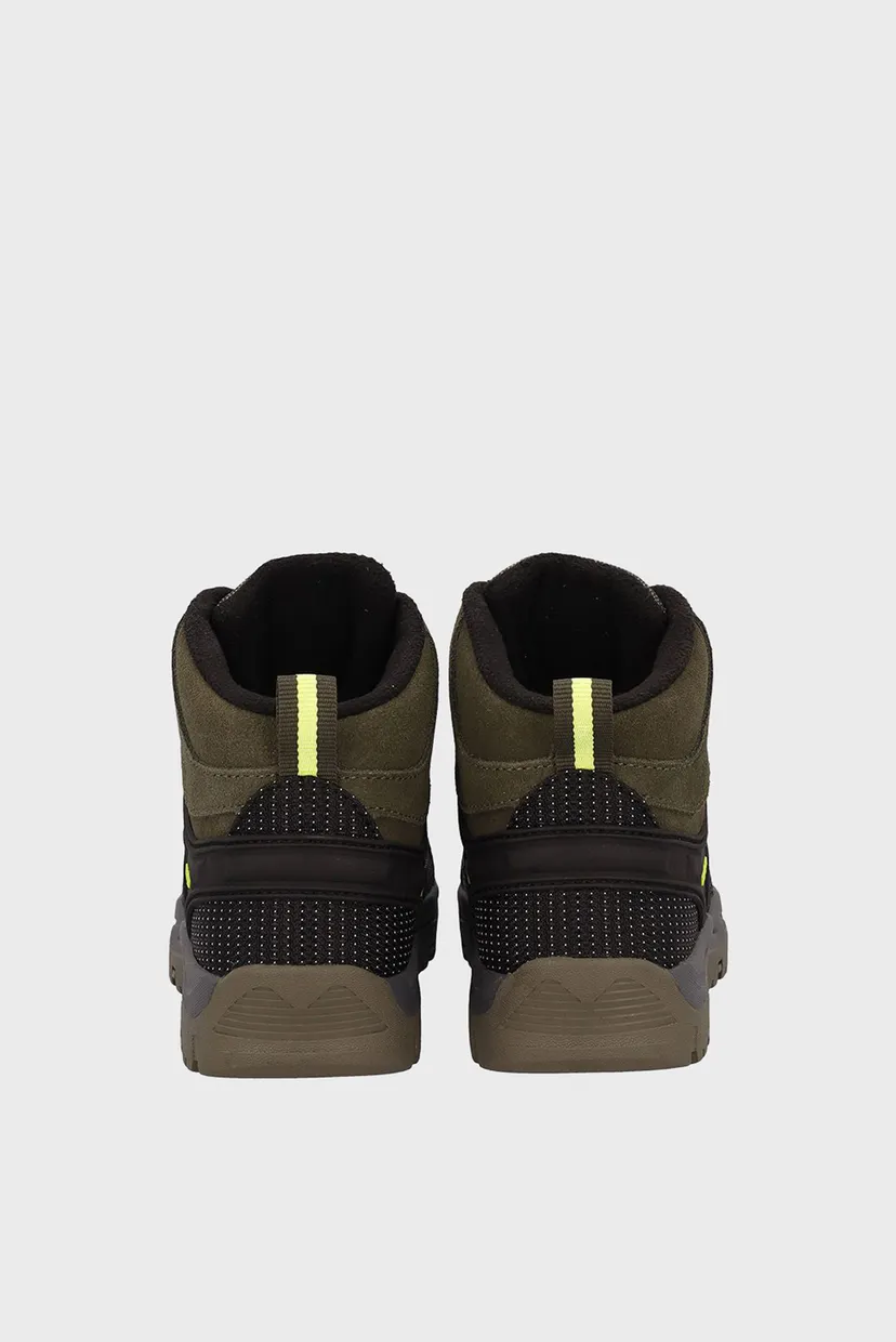 Дитячі оливкові замшеві черевики KIRUNA MID FITGO FLEECE 5