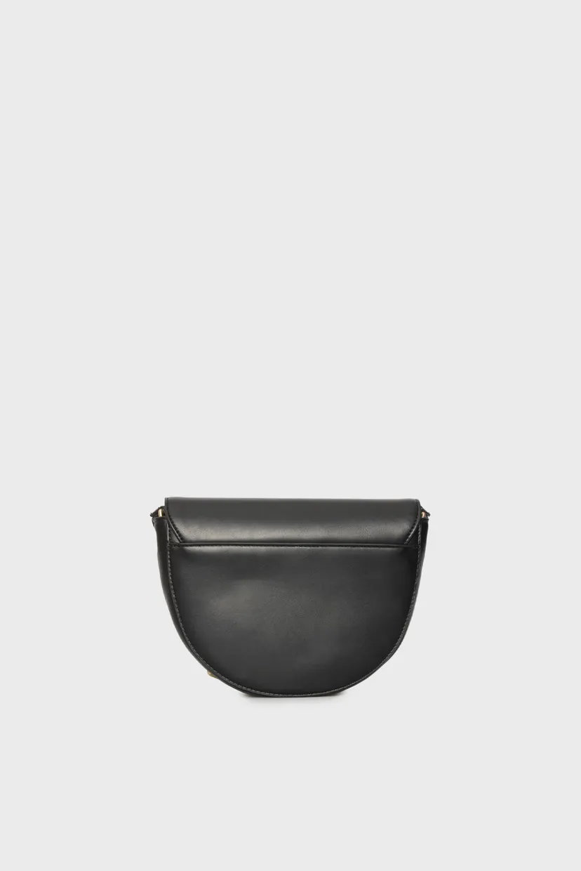 Жіноча чорна сумка BOLD CK SADDLE 4