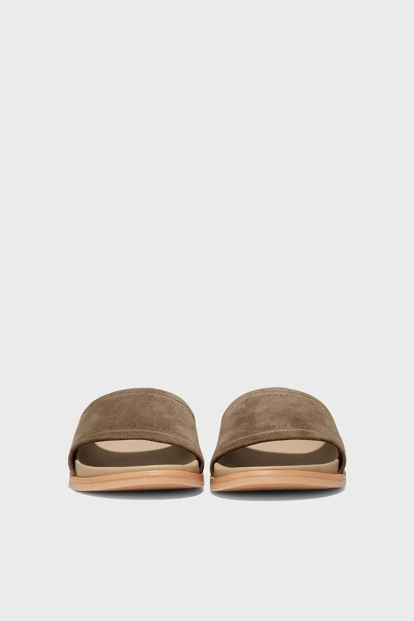 Мужские коричневые замшевые слайдеры Modern Classics Slide Sandal 3
