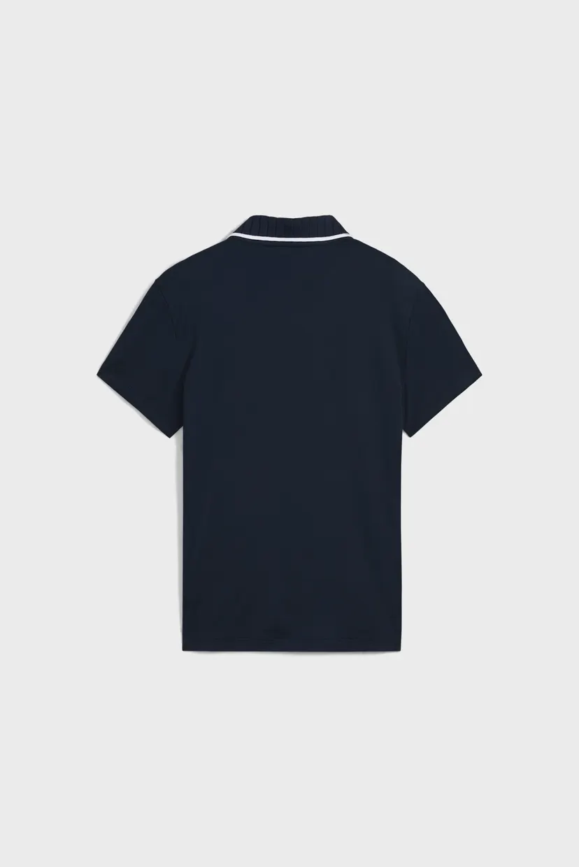 Жіноче темно-синє поло CLOUDSPUN Bridges Short Sleeve Golf Polo Women 5