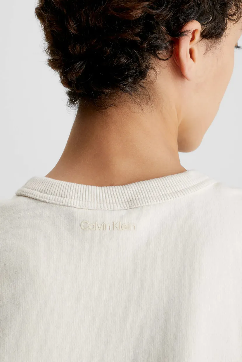 Женский белый топ TEXTURED COTTON BLEND 4