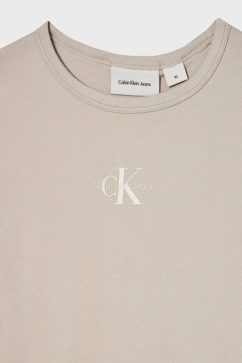 Дитяча бежева сукня LAYERED T-SHIRT SS DRESS 4