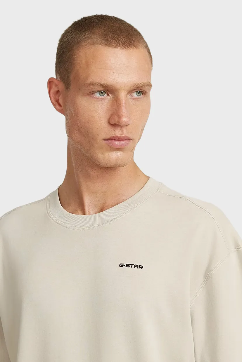 Чоловіча бежева футболка relaxed 4