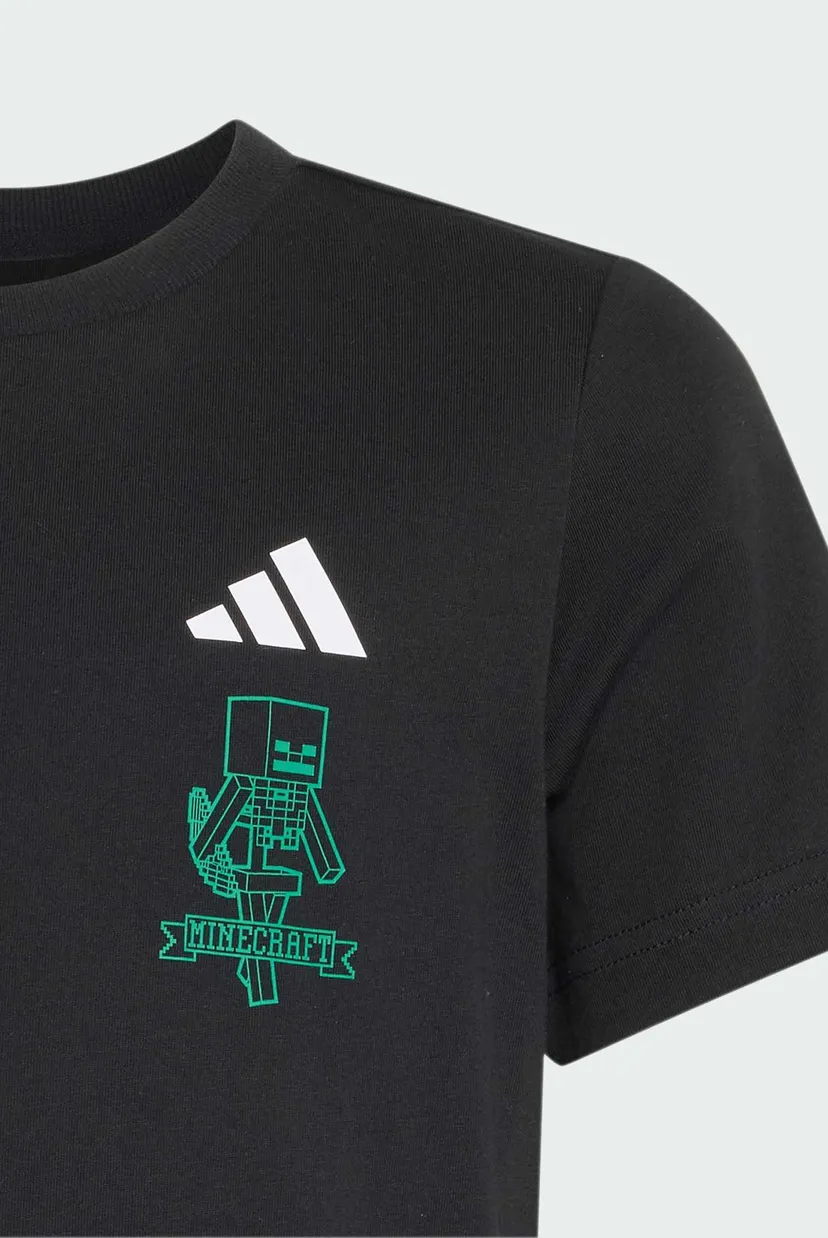 Дитяча чорна футболка ADIDAS MINECRAFT 4