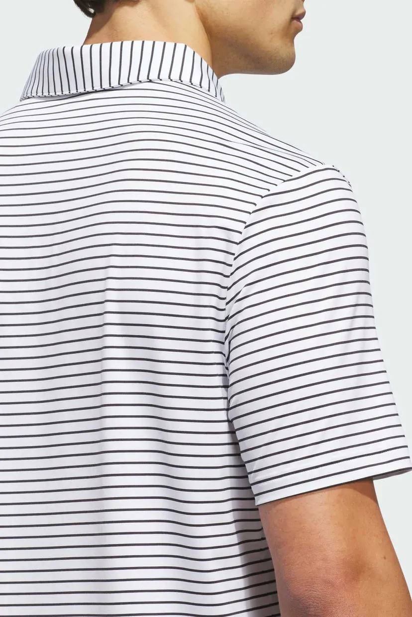 Мужское белое поло в полоску PERFORMANCE TWO-COLOR STRIPE 5