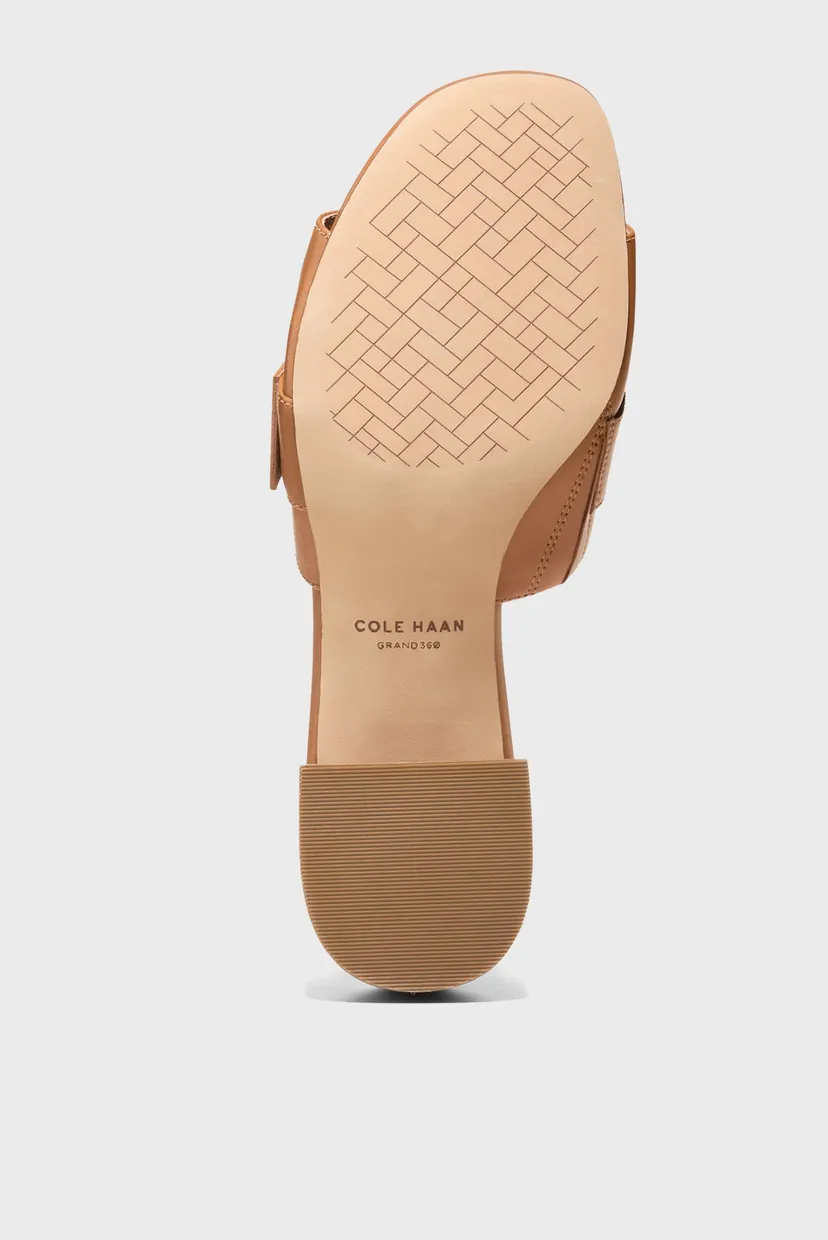Жіночі коричневі шкіряні мюлі Crosby Slide Sandal 6