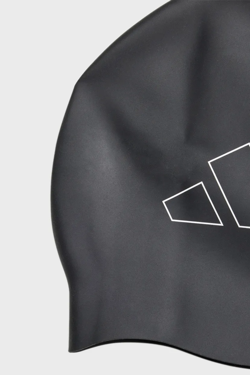 Чорна шапочка для плавання adidas Logo 4