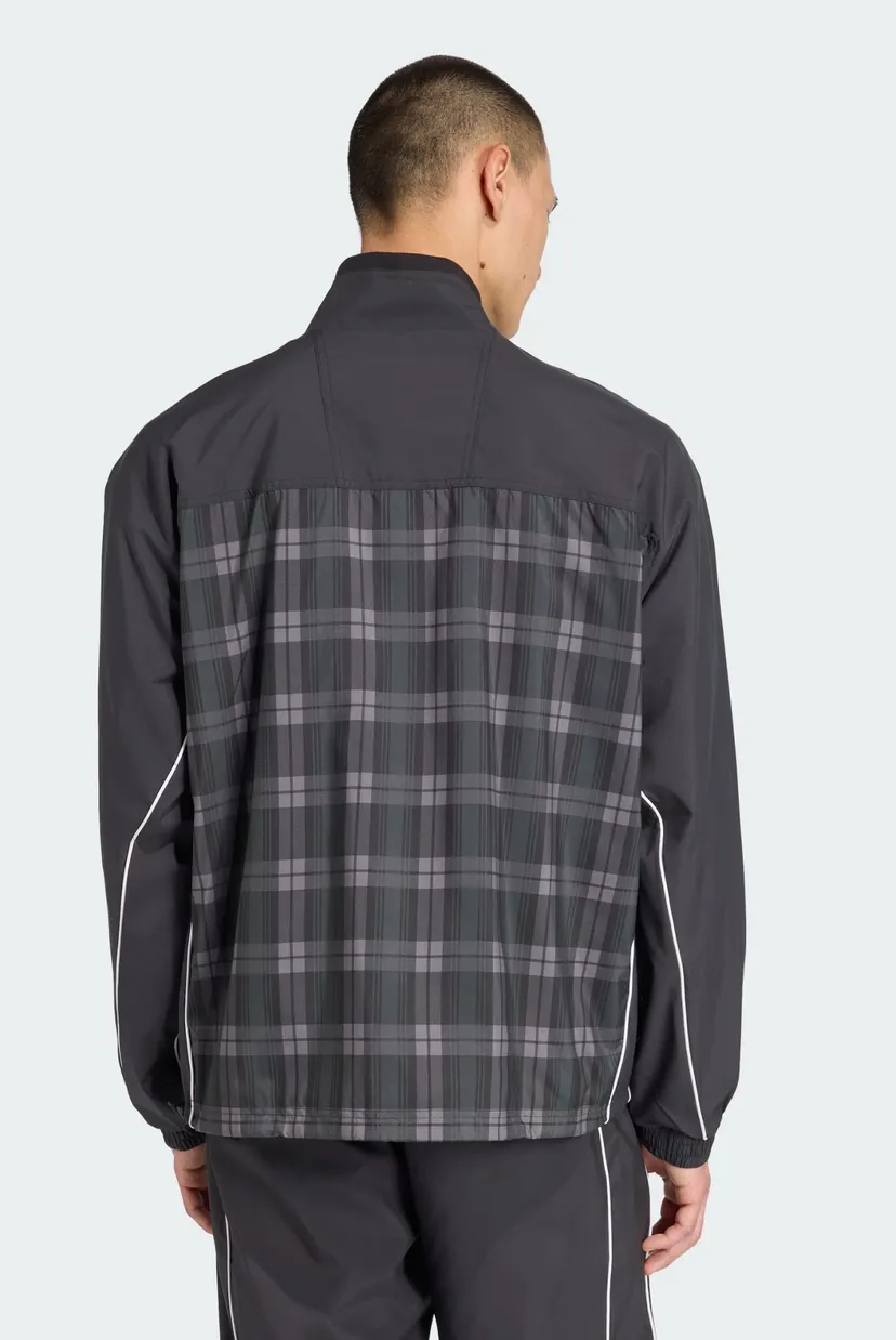Чоловіча чорна спортивна кофта Tartan Loose 3