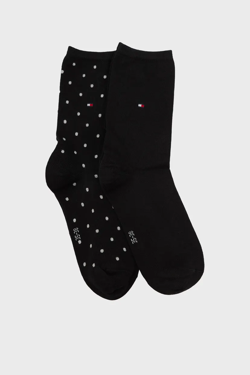 Женские черные носки в горошек (2 пары) TH WOMEN SOCK DOT 3