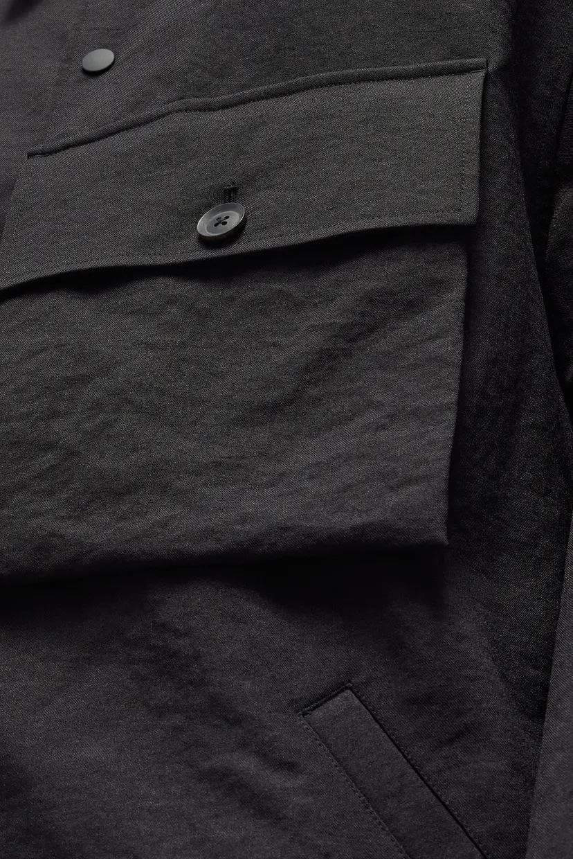 Чоловіча чорна вітровка Y-3 Sport Uniform Coach 6