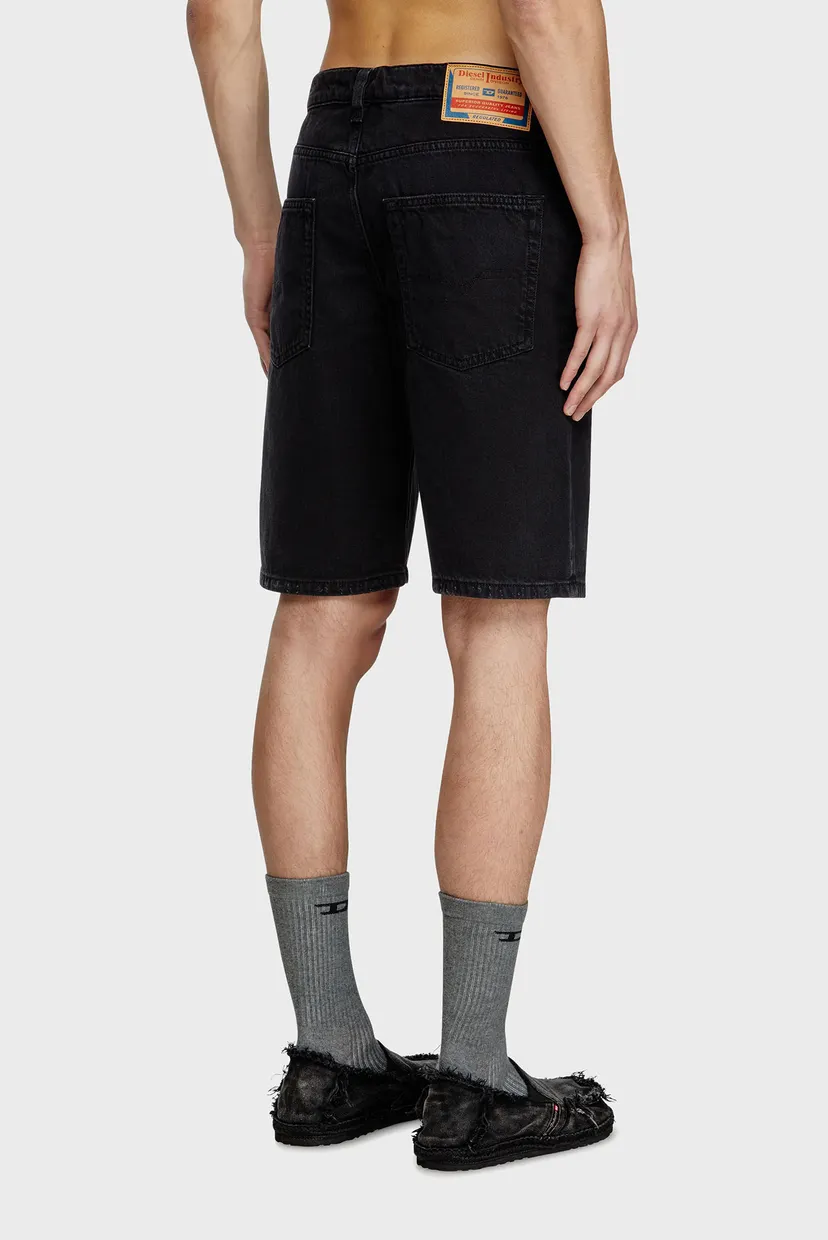 Чоловічі чорні джинсові шорти REGULAR-SHORT 3