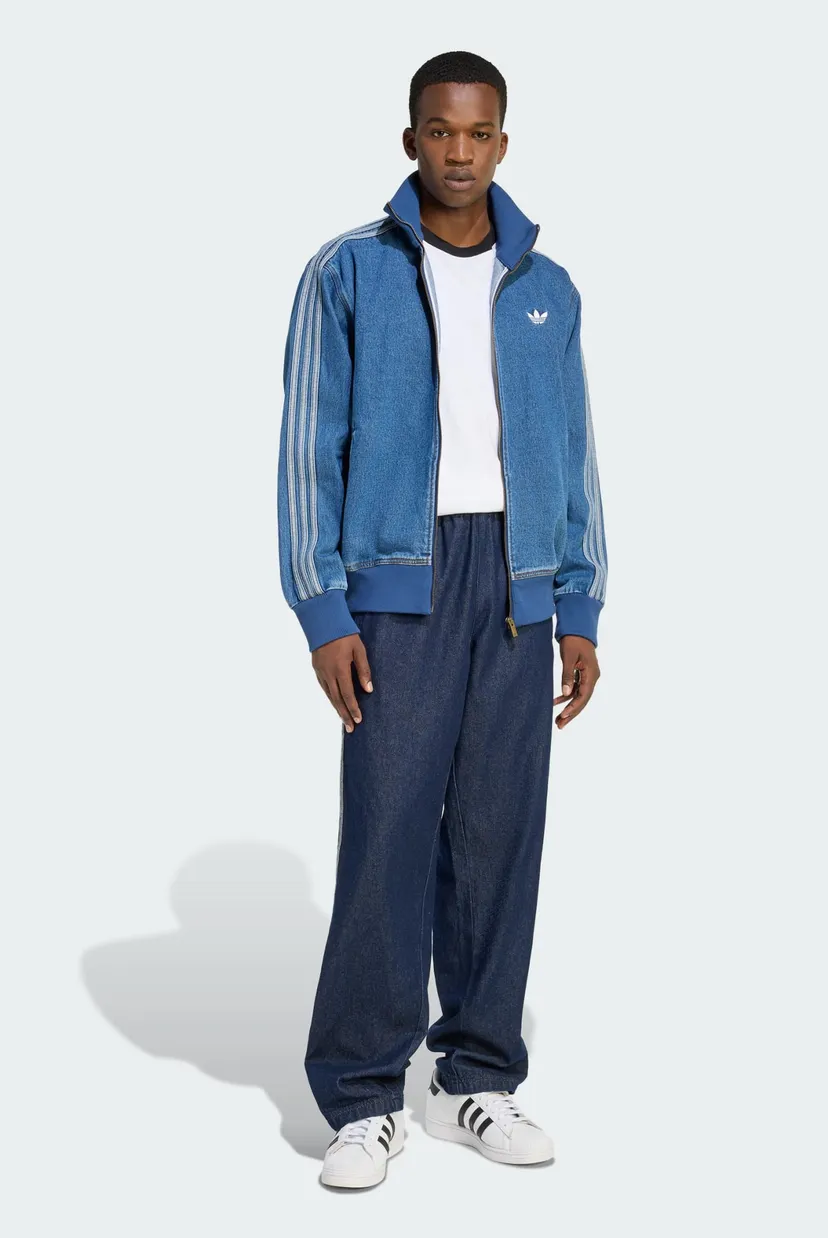 Мужская синяя джинсовая куртка ADICOLOR DENIM FIREBIRD adidas