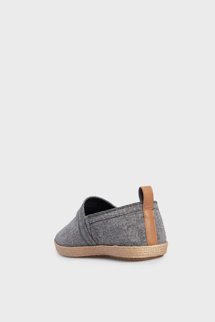 Мужские серые эспадрильи HILFIGER ESPADRILLE C CHAMBRAY 5