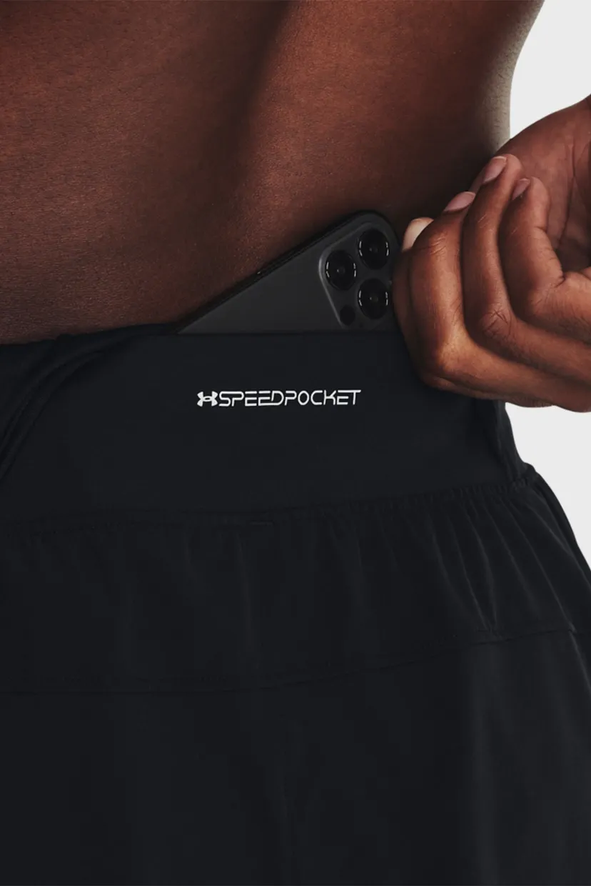 Мужские черные шорты LAUNCH ELITE 7'' SHORT 4