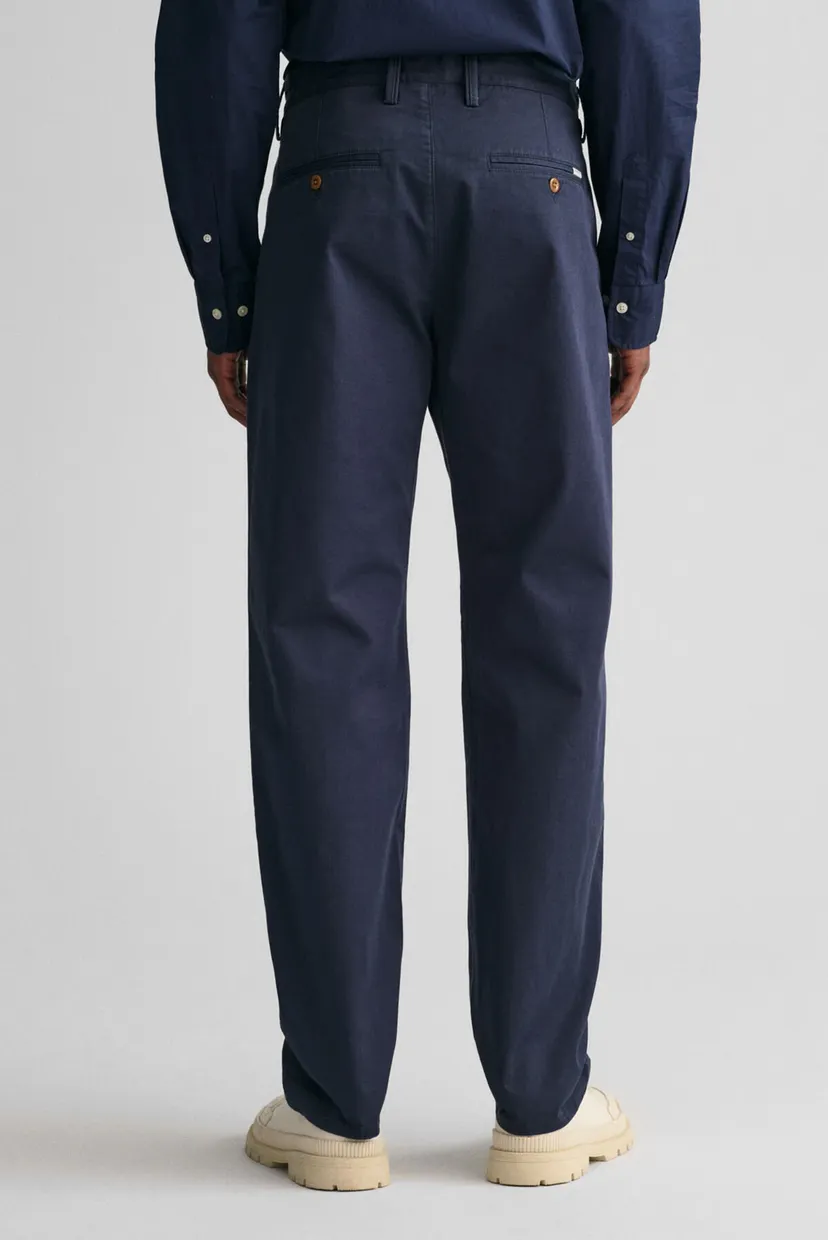 Мужские темно-синие чиносы REGULAR TWILL CHINOS 3
